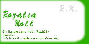 rozalia moll business card