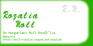rozalia moll business card